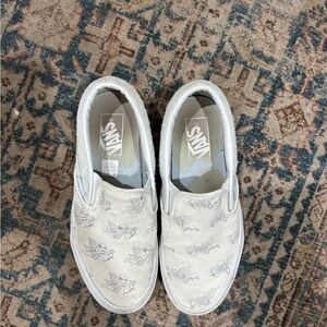 Love you to death Cupid slip on vans